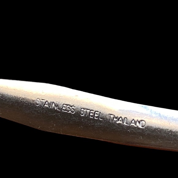 Stainless Steel Small Spoon Thailand Teaspoon Baby Spoon Sugar Thai Silverware - Picture 2 of 2